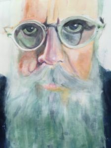 self portrait with beard
